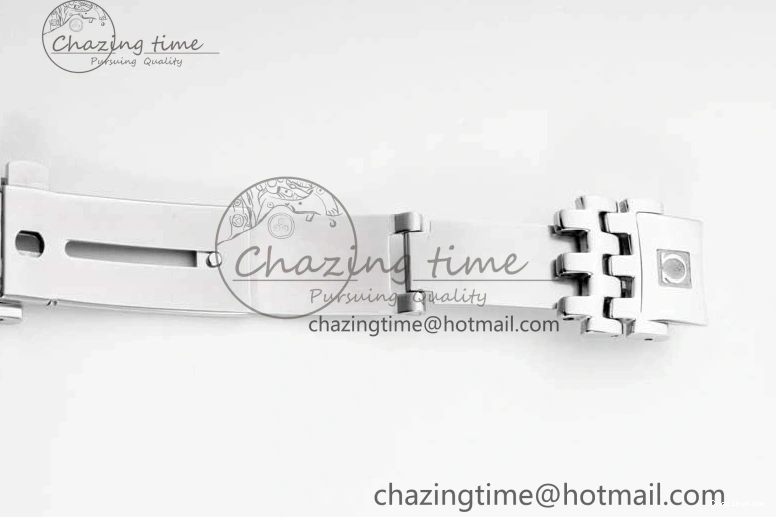 0325 HighPerformance De Ville SS DIWF 1:1 Best Edition Gray White Dial Blue Markers on SS Bracelet MIYOTA 7852